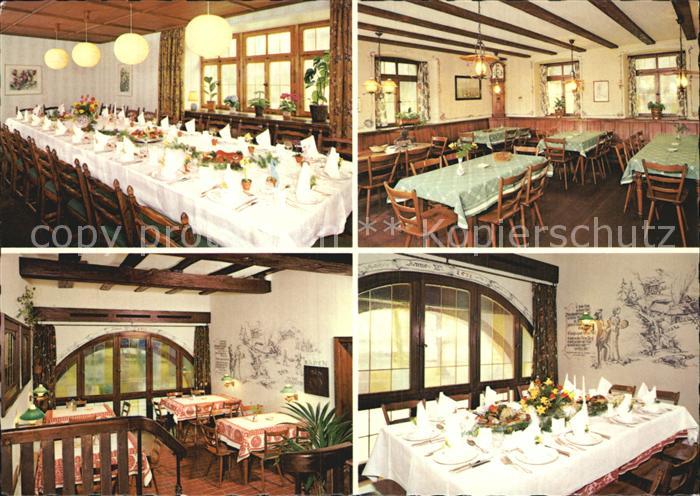 Kandern Historisches Gasthaus zur Weserei Gastraum Festtafel Schwarzwald