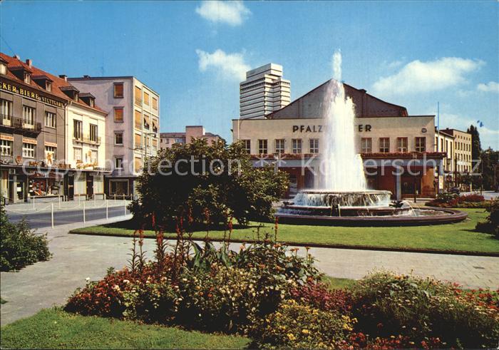 Kaiserslautern Springbrunnen Fackelrondell Pfalztheater