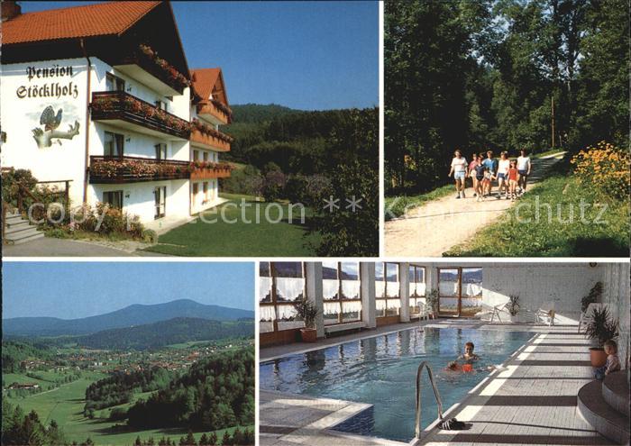 Grafenau Niederbayern Pension Stoecklholz Hallenbad Wandern Panorama Bayerischer