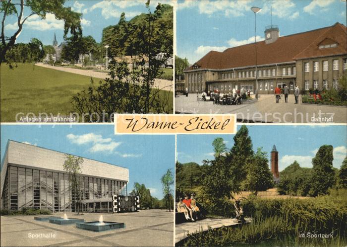 Wanne-Eickel Anlagen Bahnhof Sporthalle Sportpark
