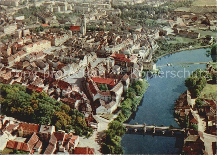 Pisek Tschechien letecky pohled Fliegeraufnahme