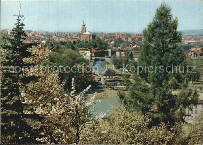 Trutnov Blick ueber die Stadt