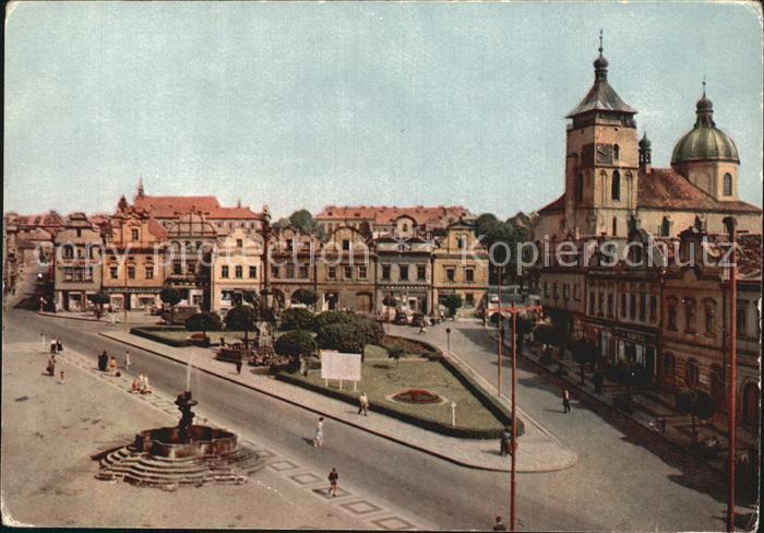 Havlickuv Brod Nemecky Brod Platz Renaissance Barockhaeuser Kirche Mariae Himmel