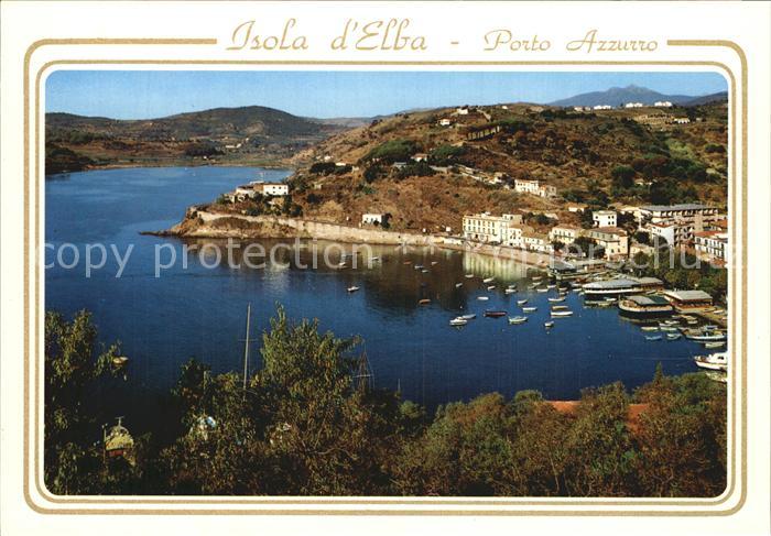 Porto Azzurro Panorama Hafen Kueste