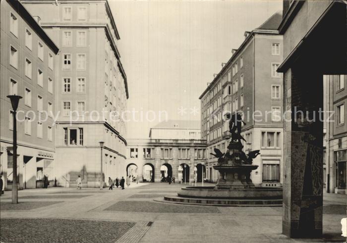 DRESDEN Elbe Weisse Gasse Gaensediebbrunnen
