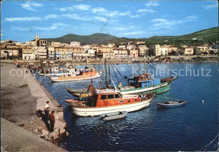 Marina di Camerota Porticciolo Kleiner Hafen Fischkutter