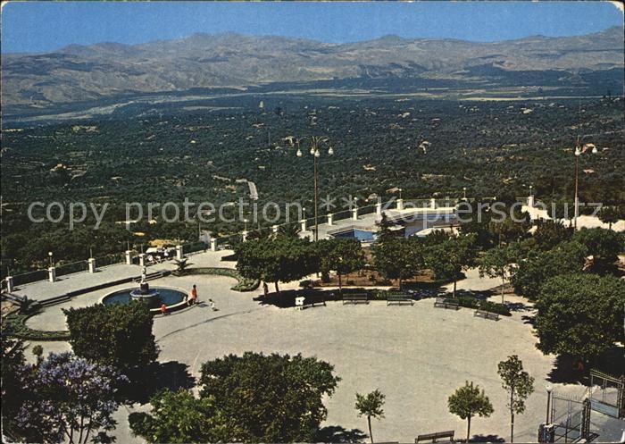 Santa Maria di Licodia Belvedere Valle del Simeto Aussichtspunkt Fernsicht