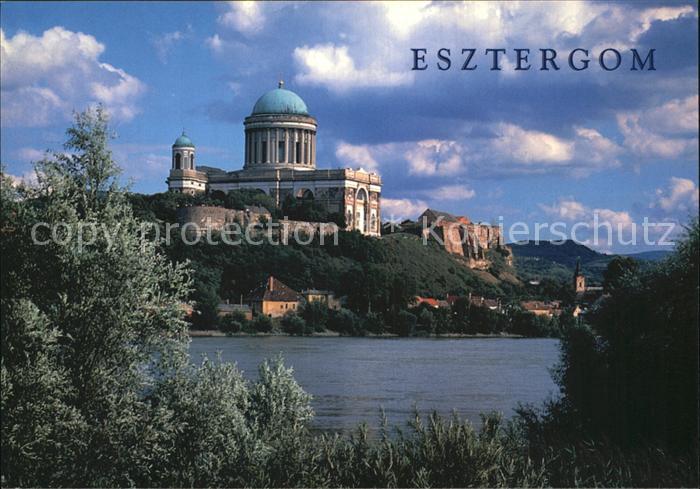 Esztergom Basilika Uferpartie an der Donau