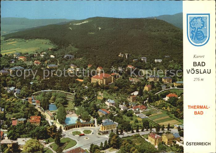Bad Voeslau Thermalbad Akratotherme Fliegeraufnahme