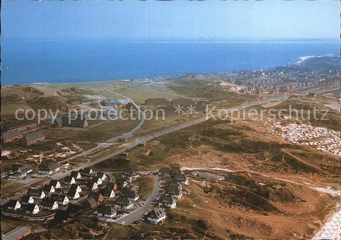Hoernum Sylt Blick von Nordwesten Fliegeraufnahme