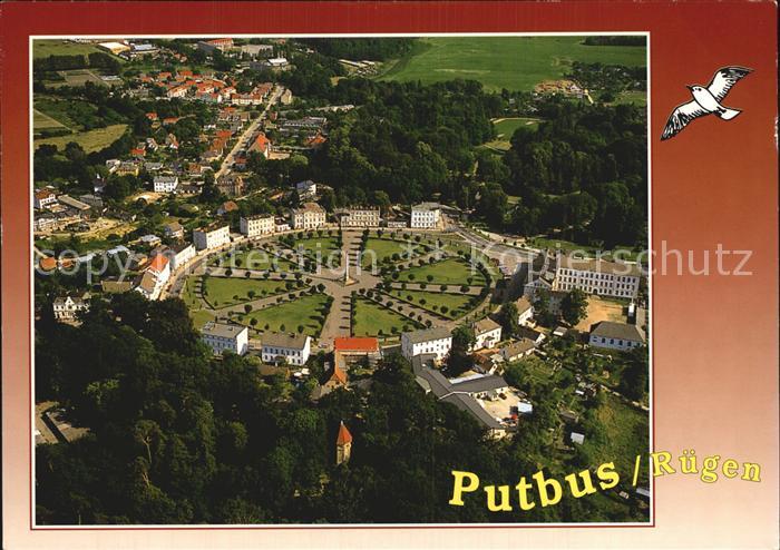 Putbus Ruegen Zirkusplatz Moewe Fliegeraufnahme