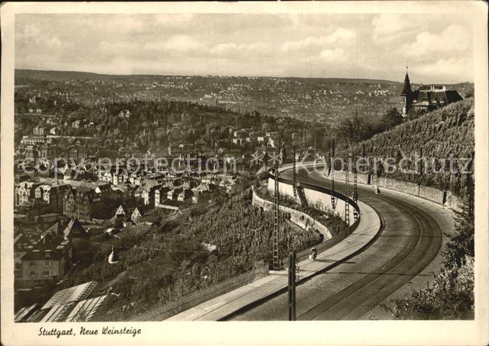 STUTTGART  CITY Panorama Neue Weinsteige