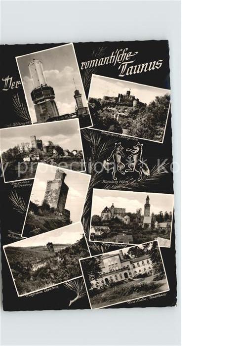 Kronberg Taunus Grosser Feldberg Burgruine Reifenberg Burgruine Eppstein Bad Sod