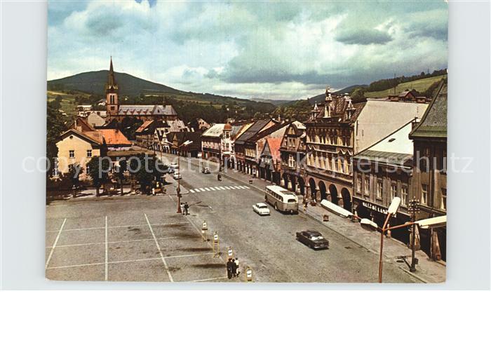 Vrchlabi Dorfplatz Kirche