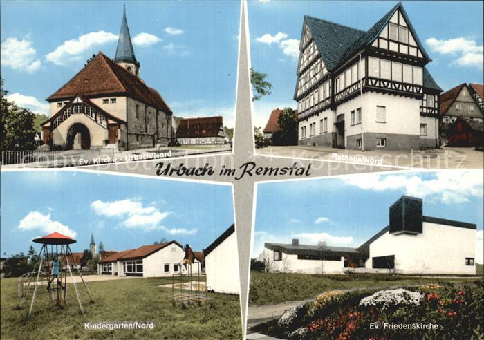 Urbach Rems Rathaus Friedenskirche