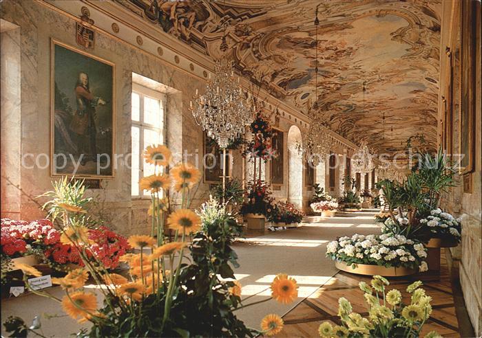 Ludwigsburg Residenzschloss Froriade Blumenschau in Ahnengalerie