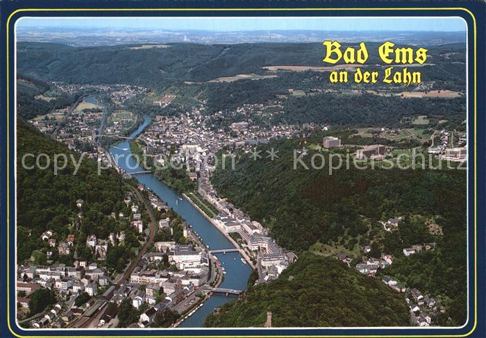 Bad Ems Fliegeraufnahme mit Lahn