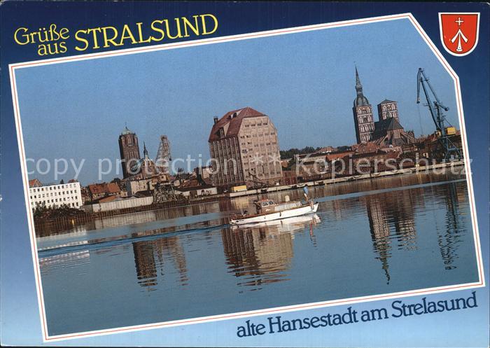 Stralsund Mecklenburg Vorpommern Hafanpartie