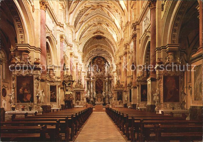 Ebrach Oberfranken Klosterkirche im Steigerwald innen