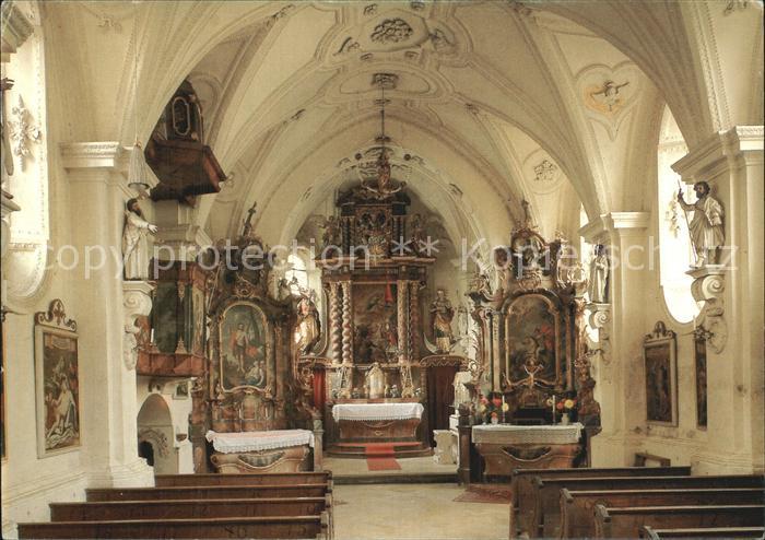 Bernried Starnberger See Hofmarkskirche innen