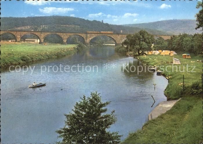 Witten Ruhr Ruhrpartie mit Viadukt