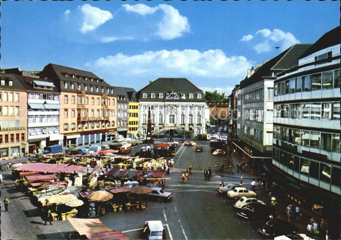 Bonn Rhein Rathaus Markt