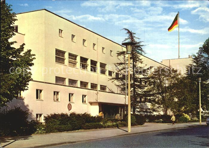Bonn Rhein Bundeshaus Landseite