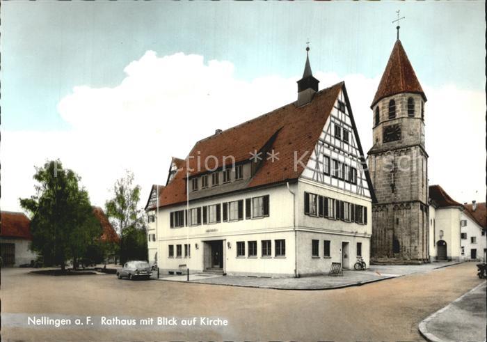 Nellingen Fildern Rathaus Kirche