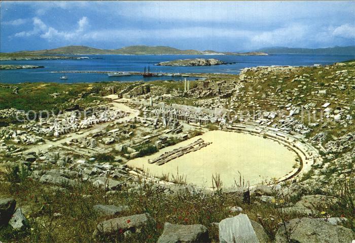 Delos Fliegeraufnahme Freilichttheater
