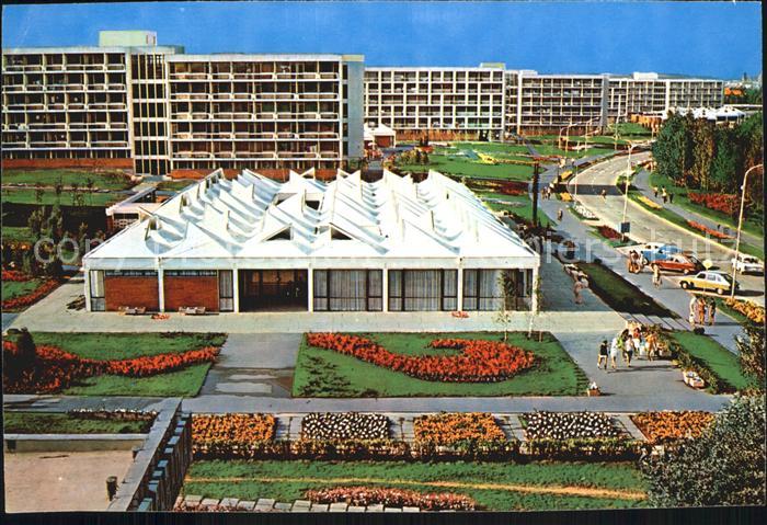 Mangalia Nord Jupiter Fliegeraufnahme Park mit Hochhaeusern