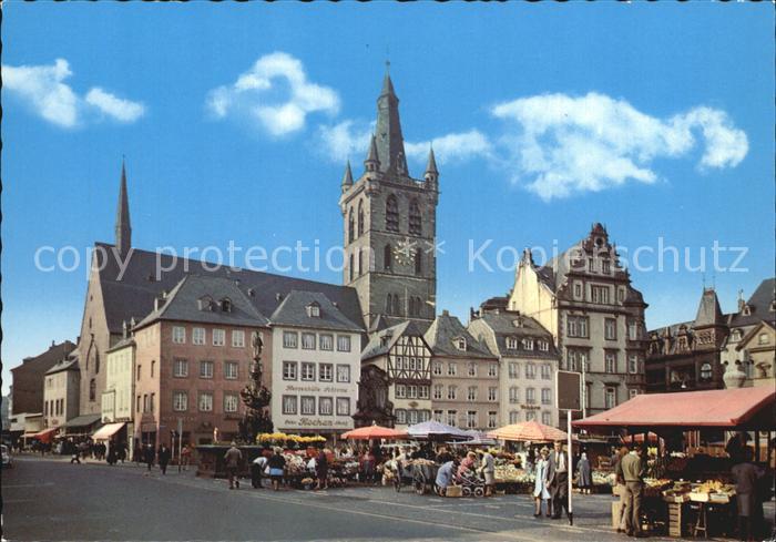 TRIER  CITY Markt mit St. Gangolf