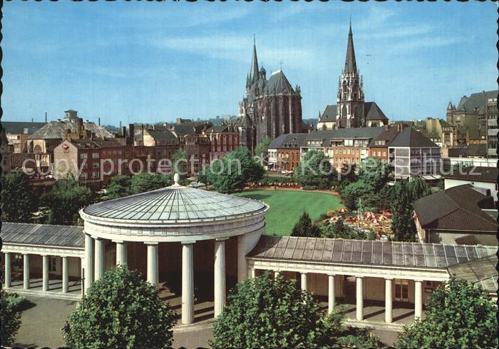 Aachen mit Dom und Elisenbrunnen