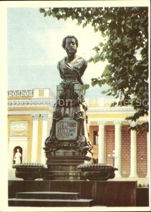 Odessa Ukraine Alexander Puschkin-Denkmal