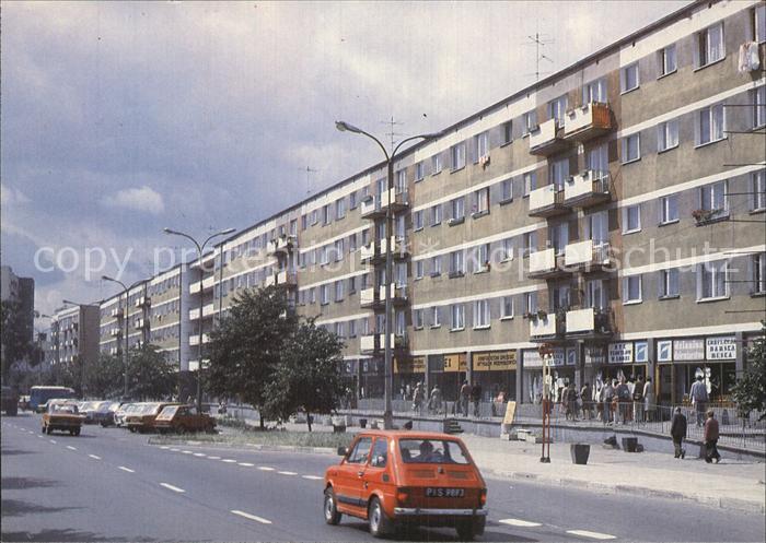 Pila al Piastow Schneidemuehl Pommern PL Wohnblocks