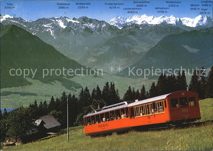 Zahnradbahn Vitznau-Rigi-Bahn Rigi Berner Alpen