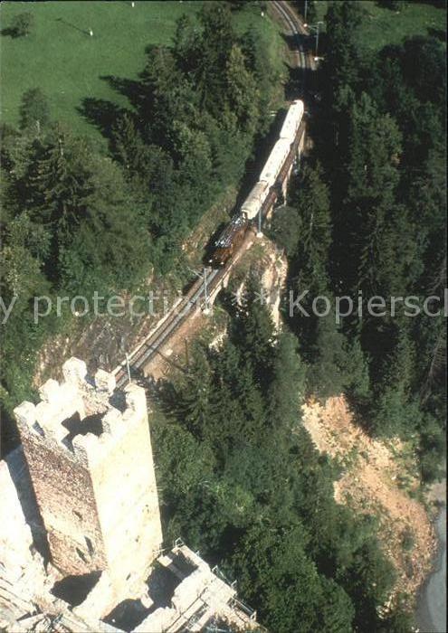 Eisenbahn Burg Campi bei Sils