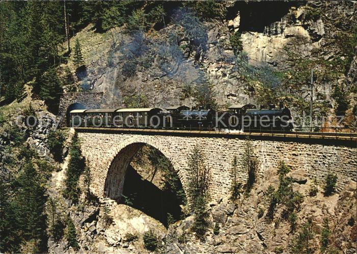 Eisenbahn Dampf-Extrazug Stugl Stuls 75 Jahre Albulabahn