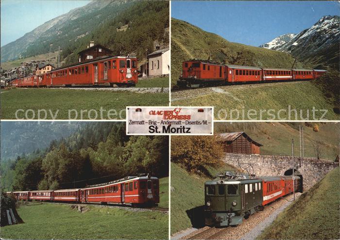 Eisenbahn Glacier-Express St. Moritz