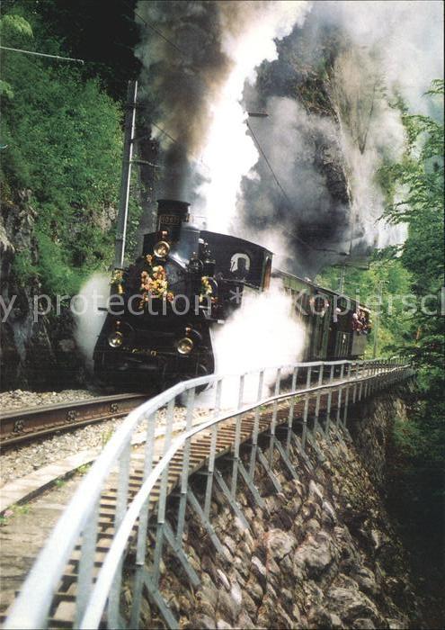 Lokomotive Dampfzug Bruenig Lok HG 3/3 1067 Baujahr 1910