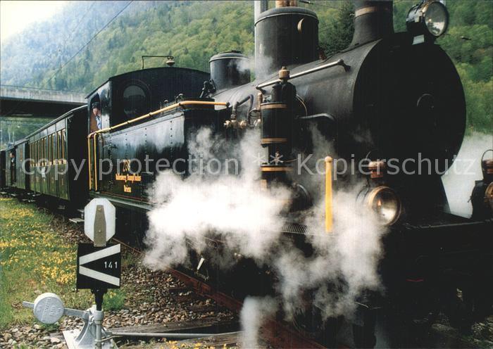 Lokomotive Dampfzug Interlaken Ost Lok G 3/4 208 Baujahr 1913