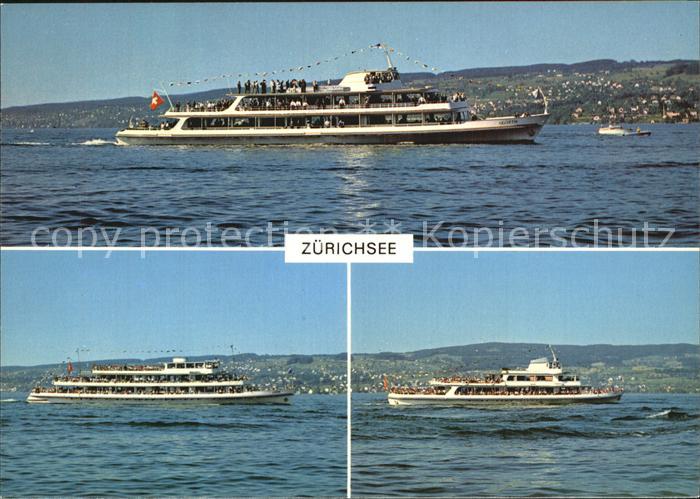 Motorschiffe Helvetia Linth Limmat Zuerichsee