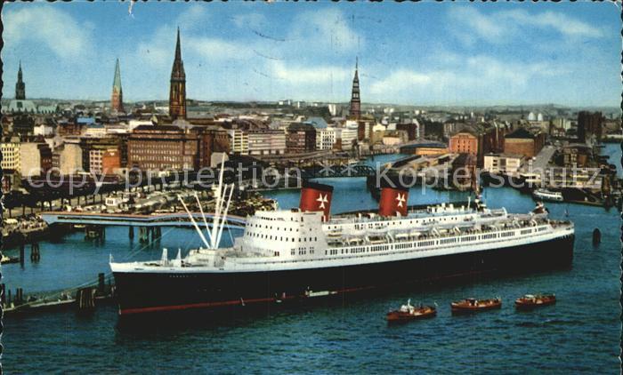 Dampfer Oceanliner Hanseatic Hamburg