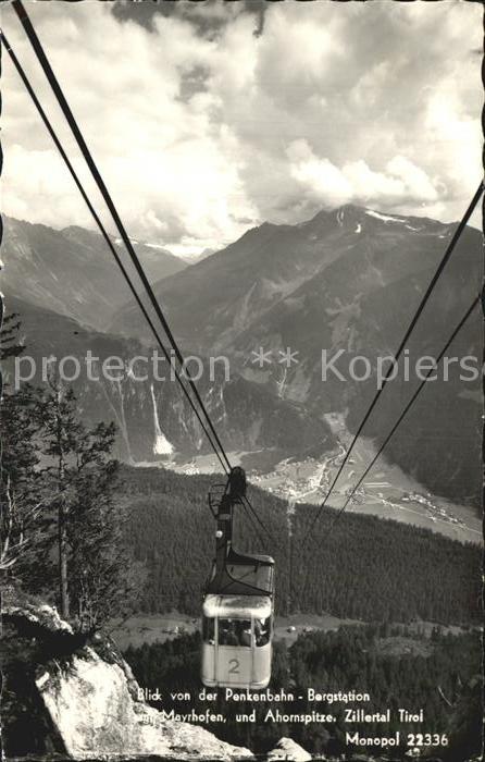Seilbahn Penkenbahn Mayrhofen Ahornspitze Zillertal