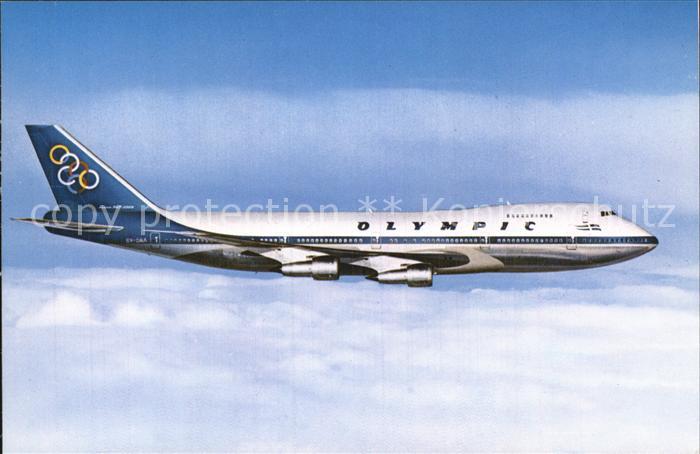 Flugzeuge Zivil Olympic Airways Boeing 747-200 Jumbo Je