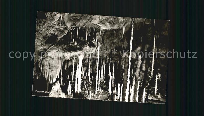 Hoehlen Caves Grottes Tropfsteinhoehle Attendorn Sauerland Kerzenhalle