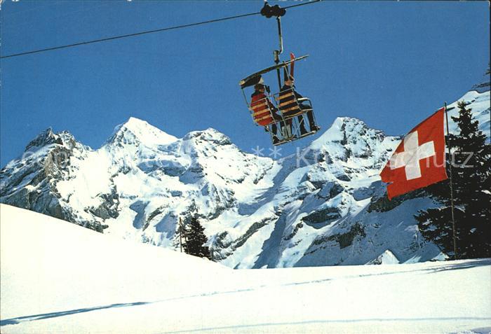 Sessellift Kandersteg Oeschinen Blümlisalp