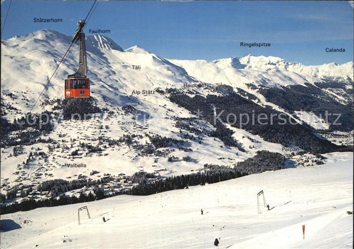 Seilbahn Rothorn Valbella Lenzerheide Alp Staetz Parpan Churwalden