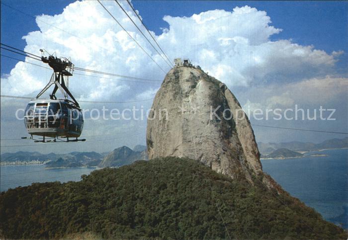 Seilbahn Rio de Janeiro Bondinho do Pao de Acucar