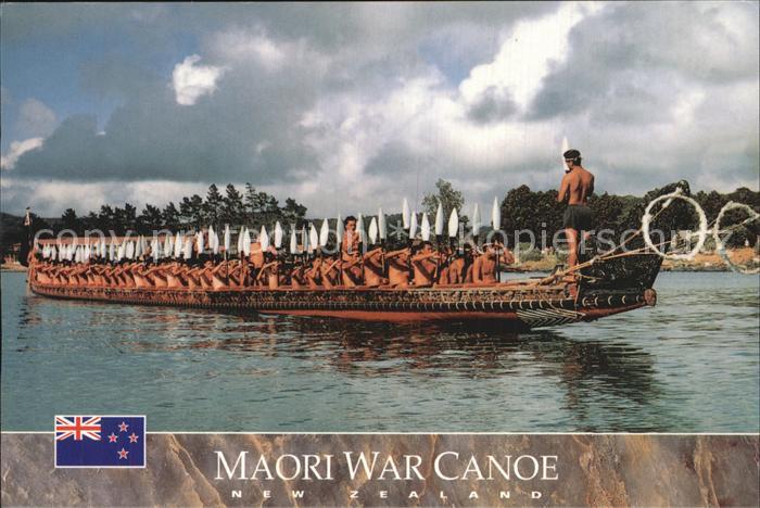 Boote Maori War Canoe New Zealand Ngatokimatawhaorua