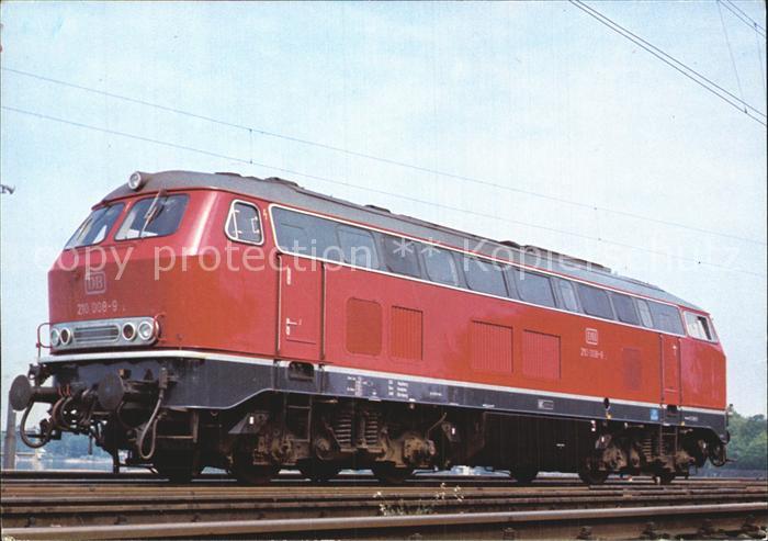 Lokomotive Einmotorige Strecken-Diesellokomotive Baureihe 210 DB